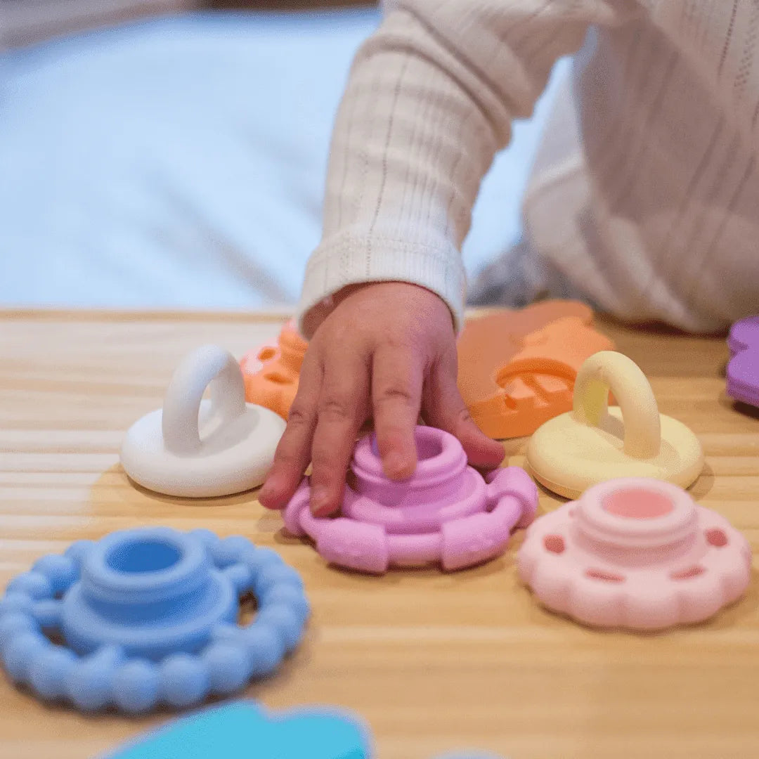 Rainbow Stacker and Teether Toy - Toybox Tales