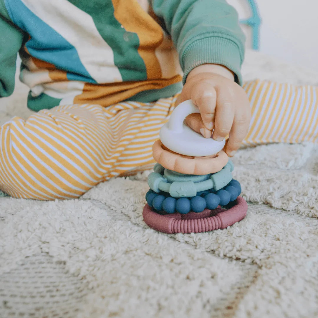 Rainbow Stacker and Teether Toy - Toybox Tales