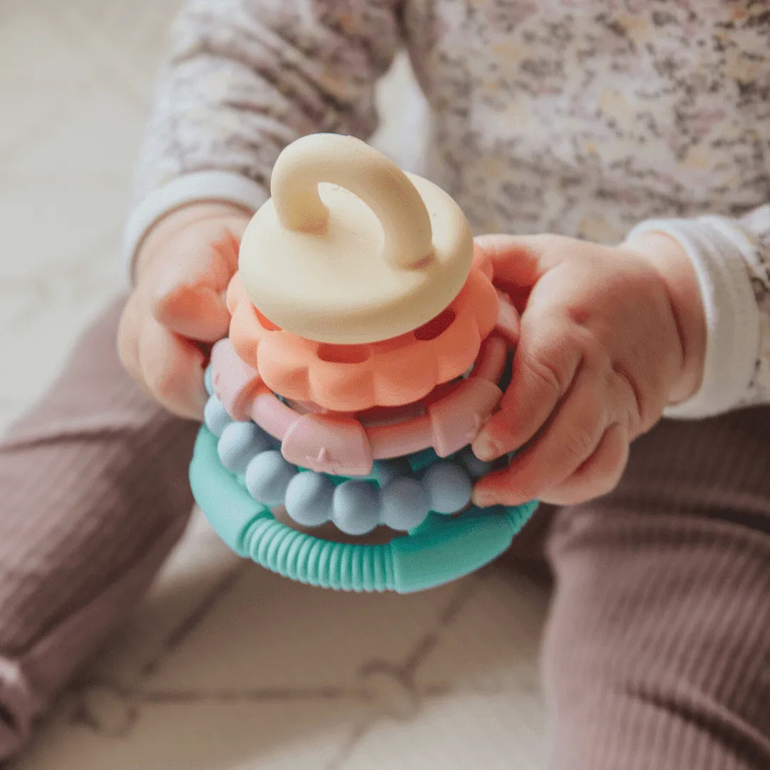 Rainbow Stacker and Teether Toy - Toybox Tales