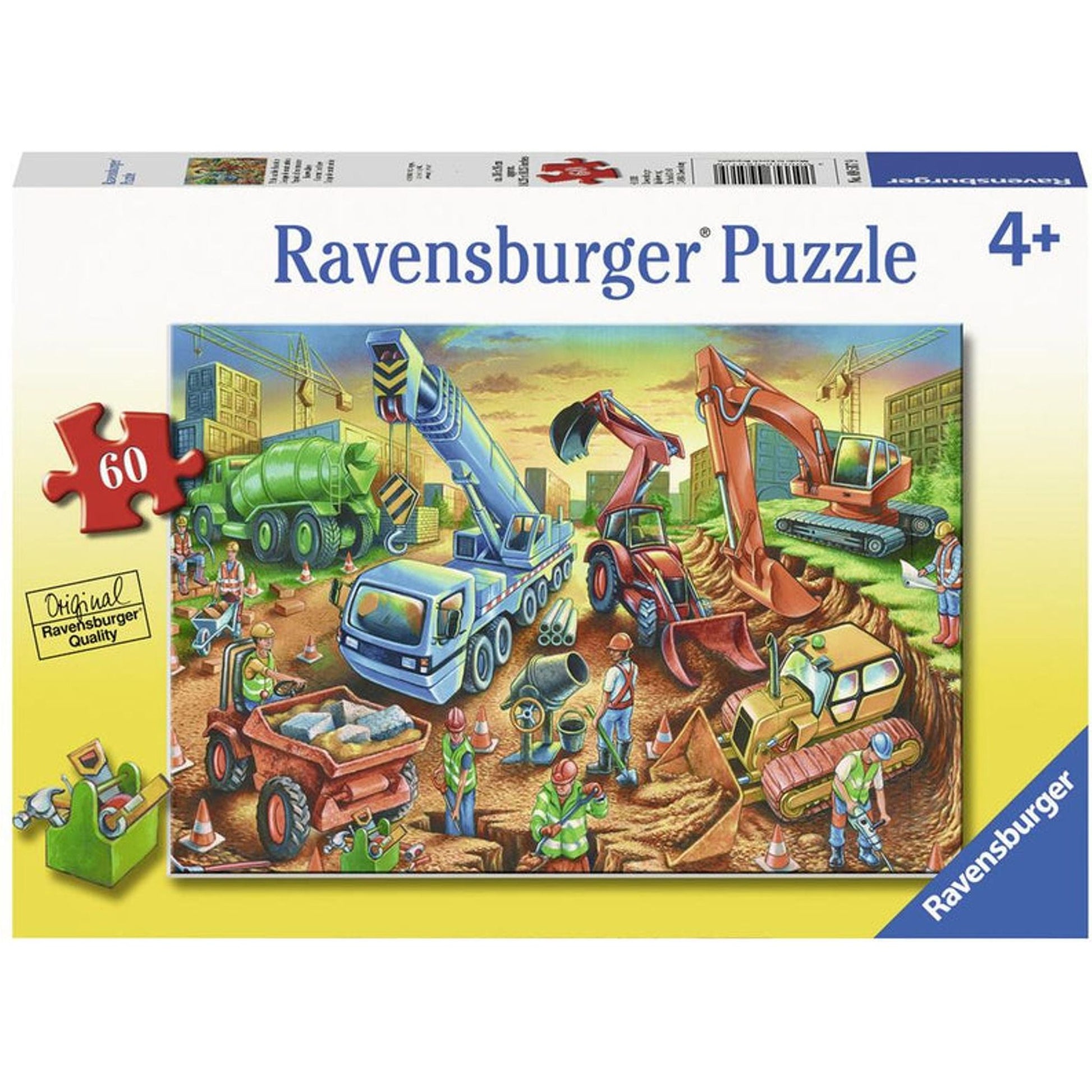 Ravensburger - Construction Crew 60 Piece Puzzle - Toybox Tales