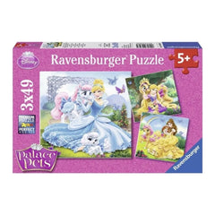 Ravensburger - Disney Belle Cinderella Rapunzel 3x49pc - Toybox Tales