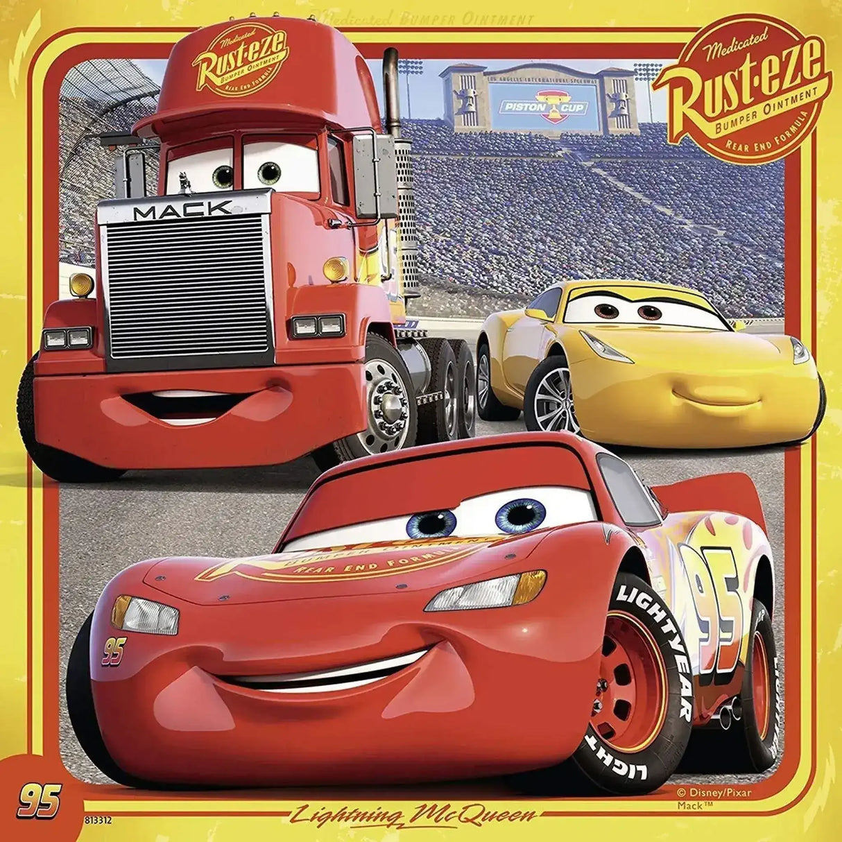 Ravensburger - Disney Cars 3 Collection 3x49 Piece Puzzle - Toybox Tales