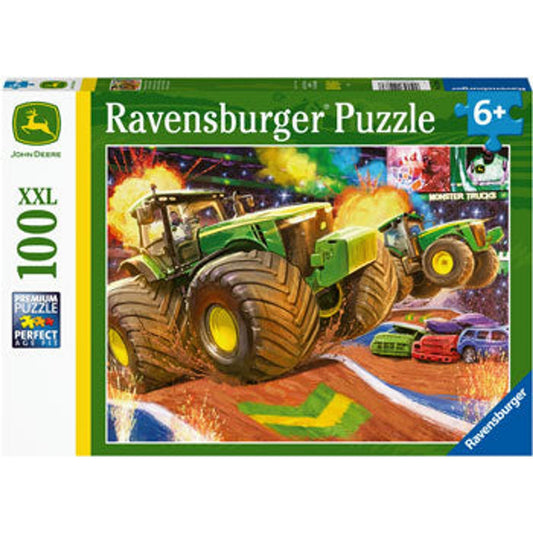 Ravensburger - John Deere Big Wheels 100 Piece Puzzle - Toybox Tales