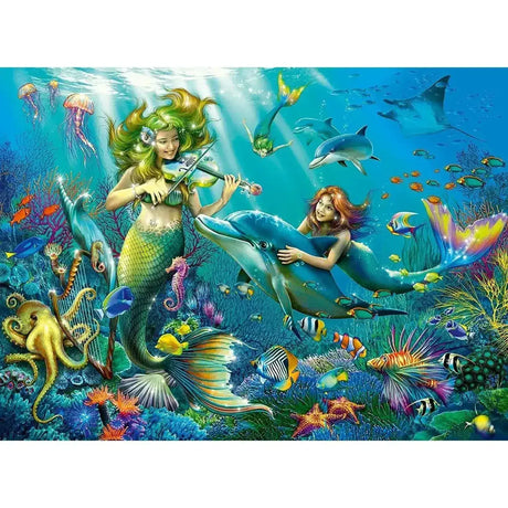 Ravensburger - Underwater Beauties Glitter Puzzle 100 Pieces - Toybox Tales
