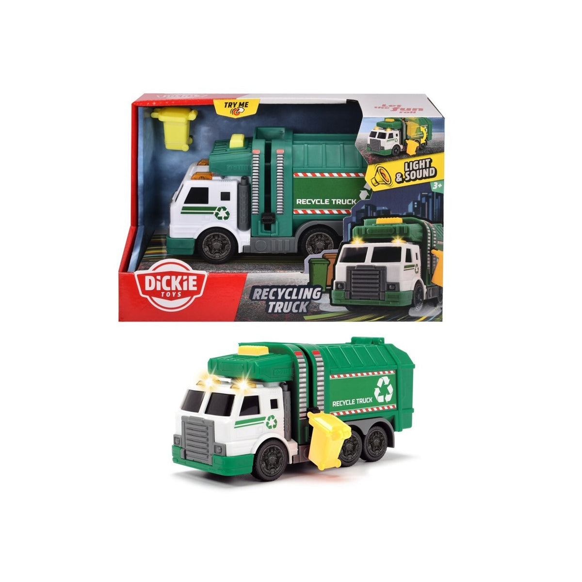 Recycling Truck with Light and Sound - Toybox Tales