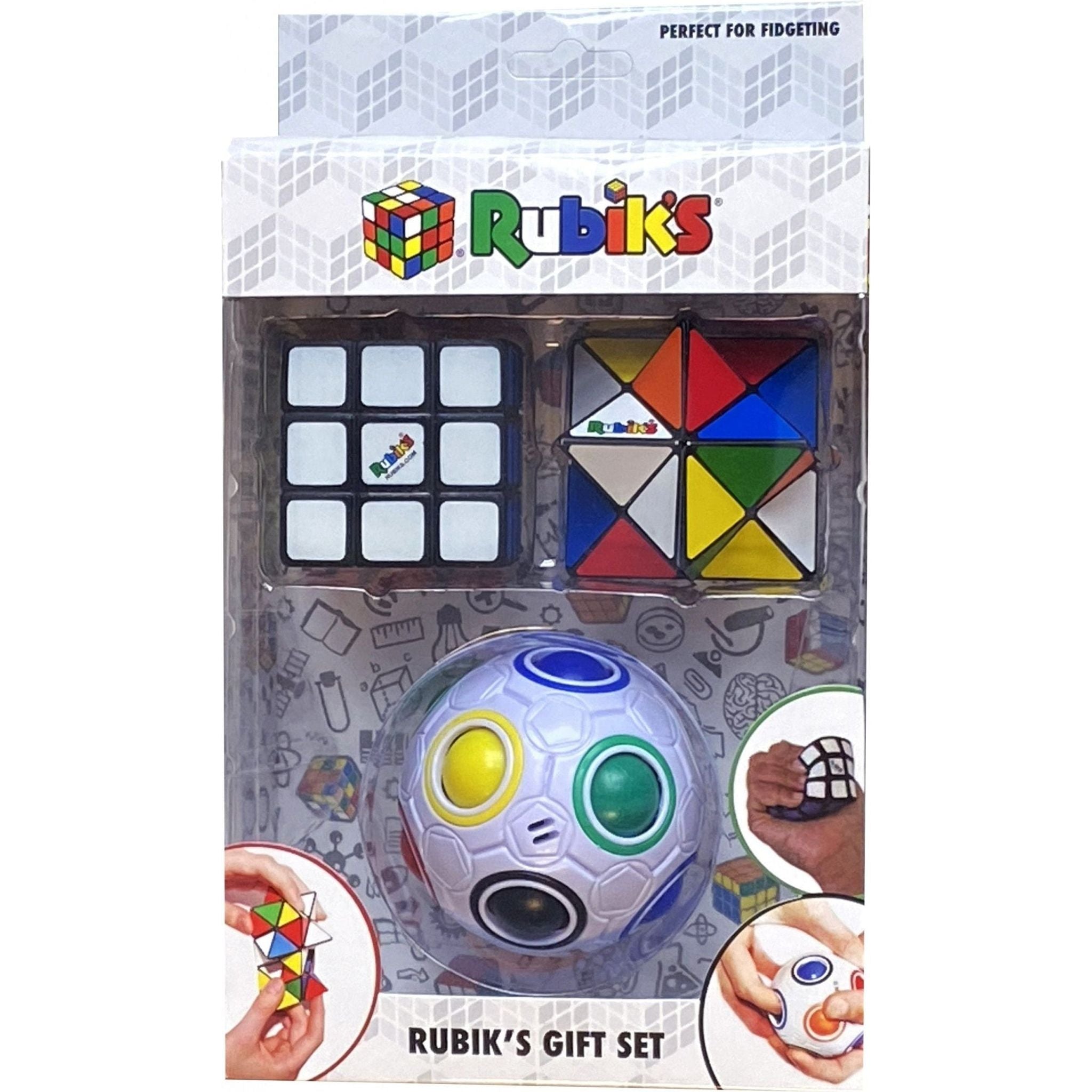 Rubik's Gift Set (Includes Rainbow Ball, Squishy Cube and Magic Star) - Toybox Tales