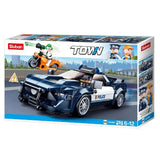 SLUBAN Town Police Car 284 Pieces - Toybox Tales