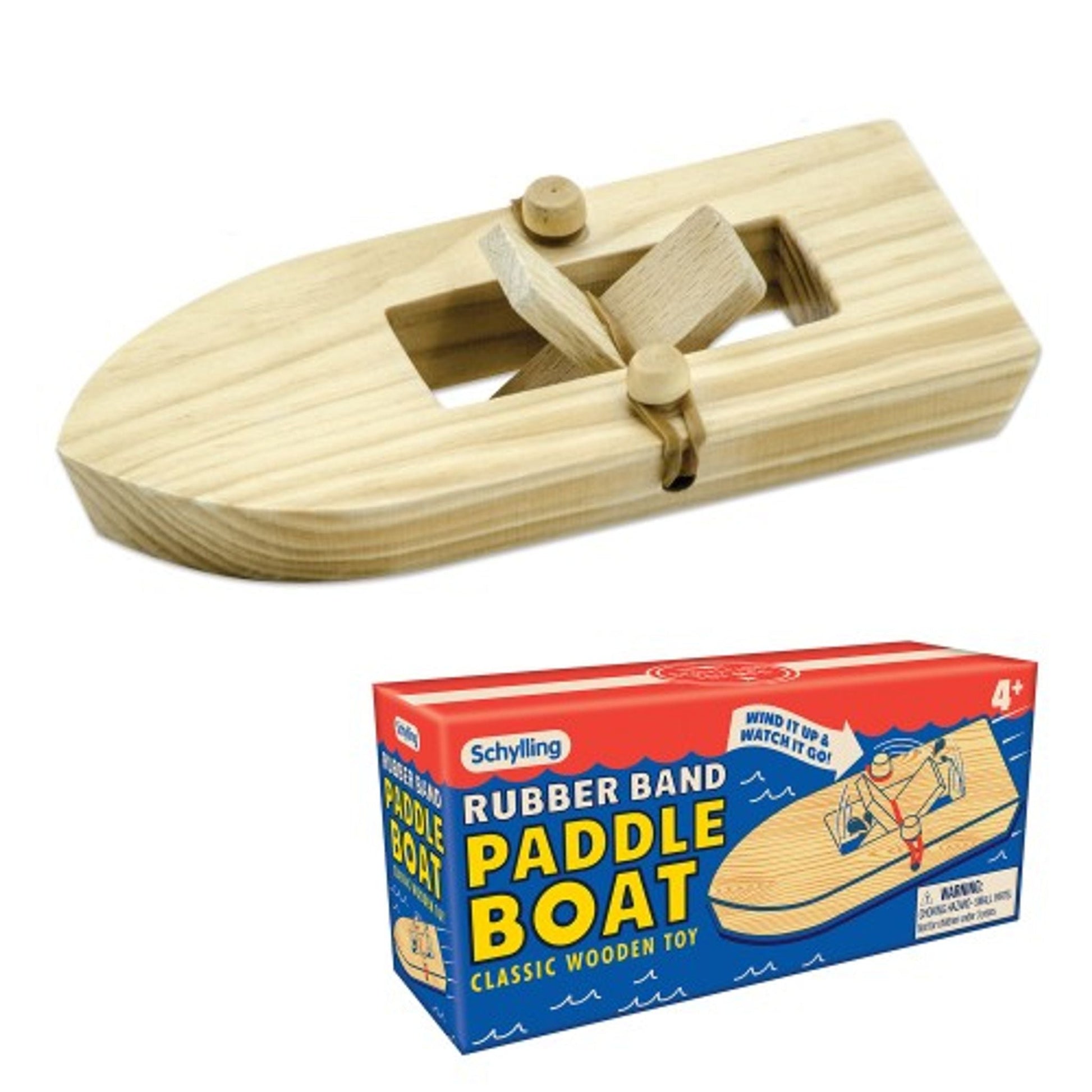 Schylling: Wooden Paddle Boat - Toybox Tales