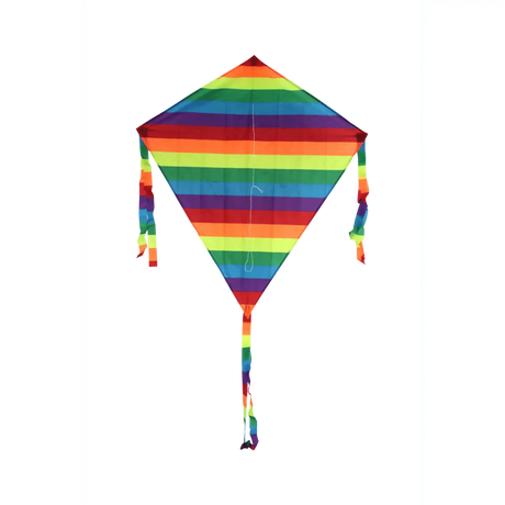 Single Line Kite: Diamond Rainbow - Toybox Tales