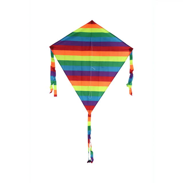 Single Line Kite: Diamond Rainbow - Toybox Tales