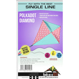 Single Line Kite: Polkadot Diamond - Toybox Tales