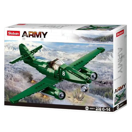 Sluban Army Battle Of Budapest - Me-262 Fighter 338 Pcs - Toybox Tales