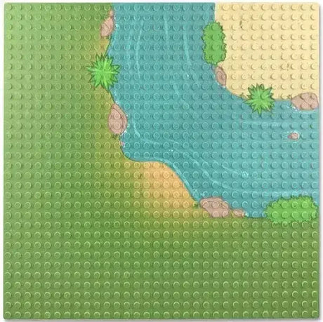 Sluban Building Base Plates - River Bend - Toybox Tales