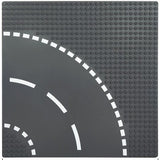 Sluban Building Base Plates - Road Corner - Toybox Tales