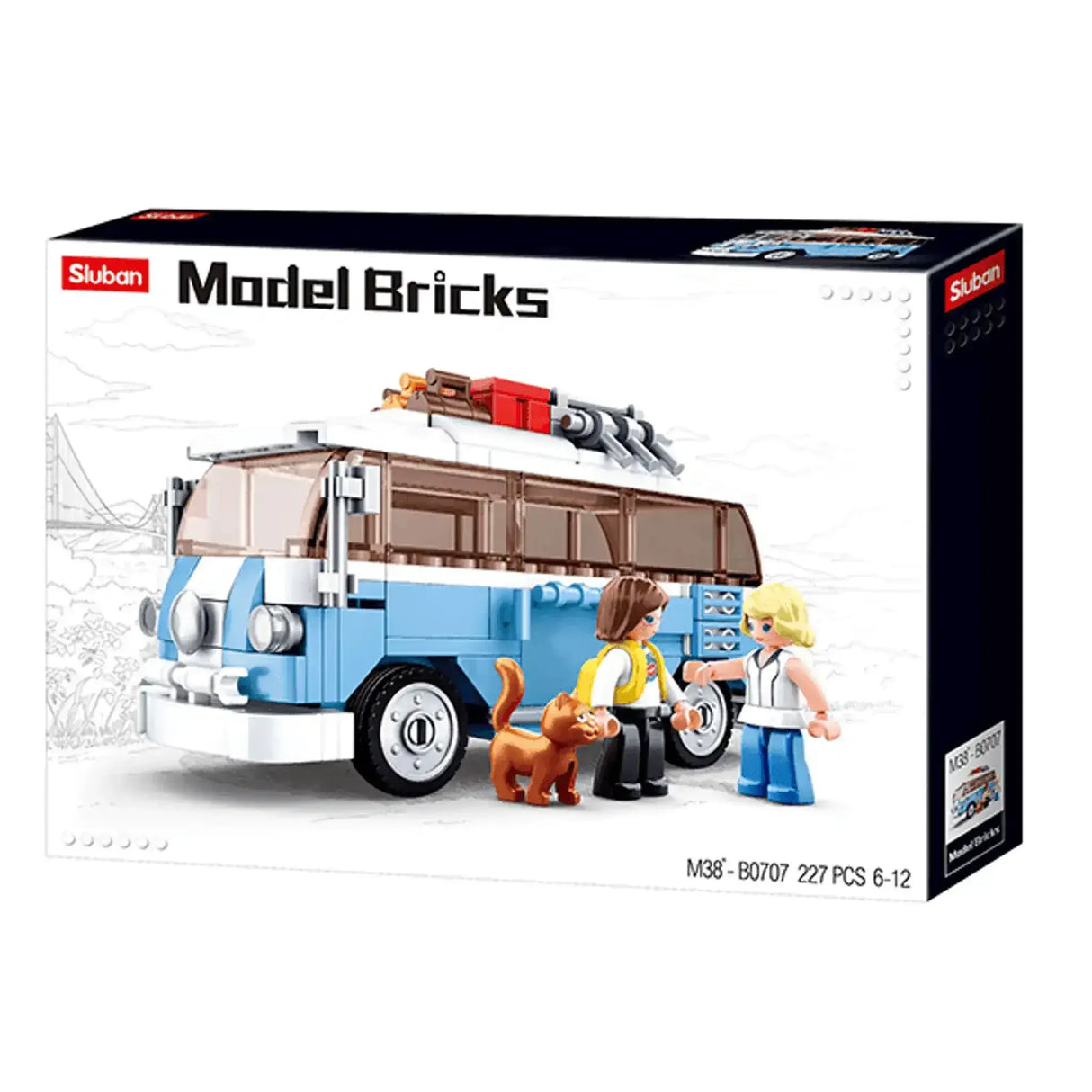 Sluban Campervan 233pcs - Toybox Tales