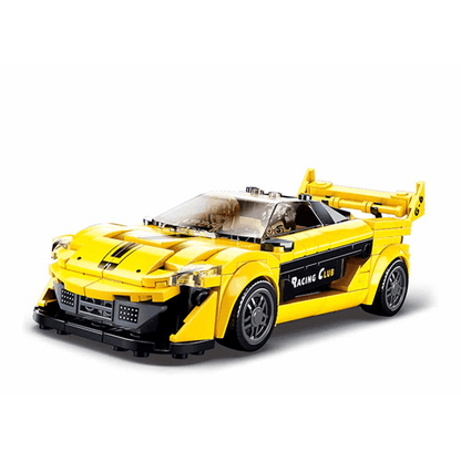 Sluban English Super Car (Yellow) 283Pcs - Toybox Tales
