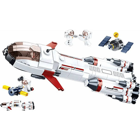 Sluban Space Saturn Expidition Rocket 468pcs - Toybox Tales