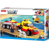 Sluban Surf Beach Patrol Buggy & Jet Ski 172 Pcs - Toybox Tales