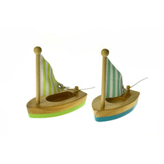 Small Wooden Sailing Boat - Toybox Tales