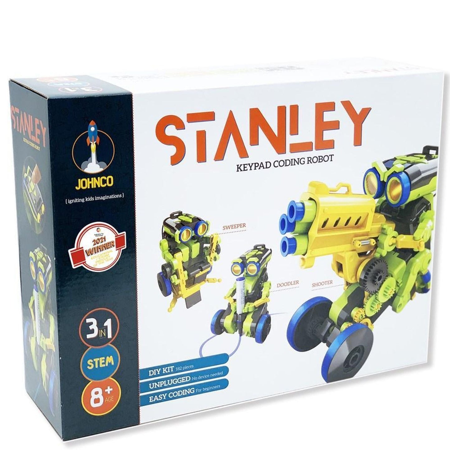 Stanley: 3-in-1 Keypad Coding Robot - Toybox Tales