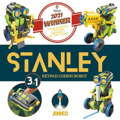 Stanley: 3-in-1 Keypad Coding Robot - Toybox Tales