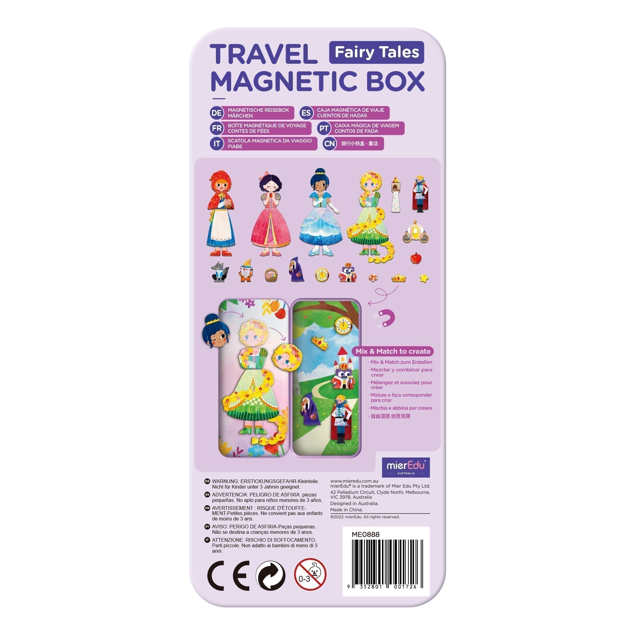 Travel Magnetic Box- Fairy Tales - Toybox Tales