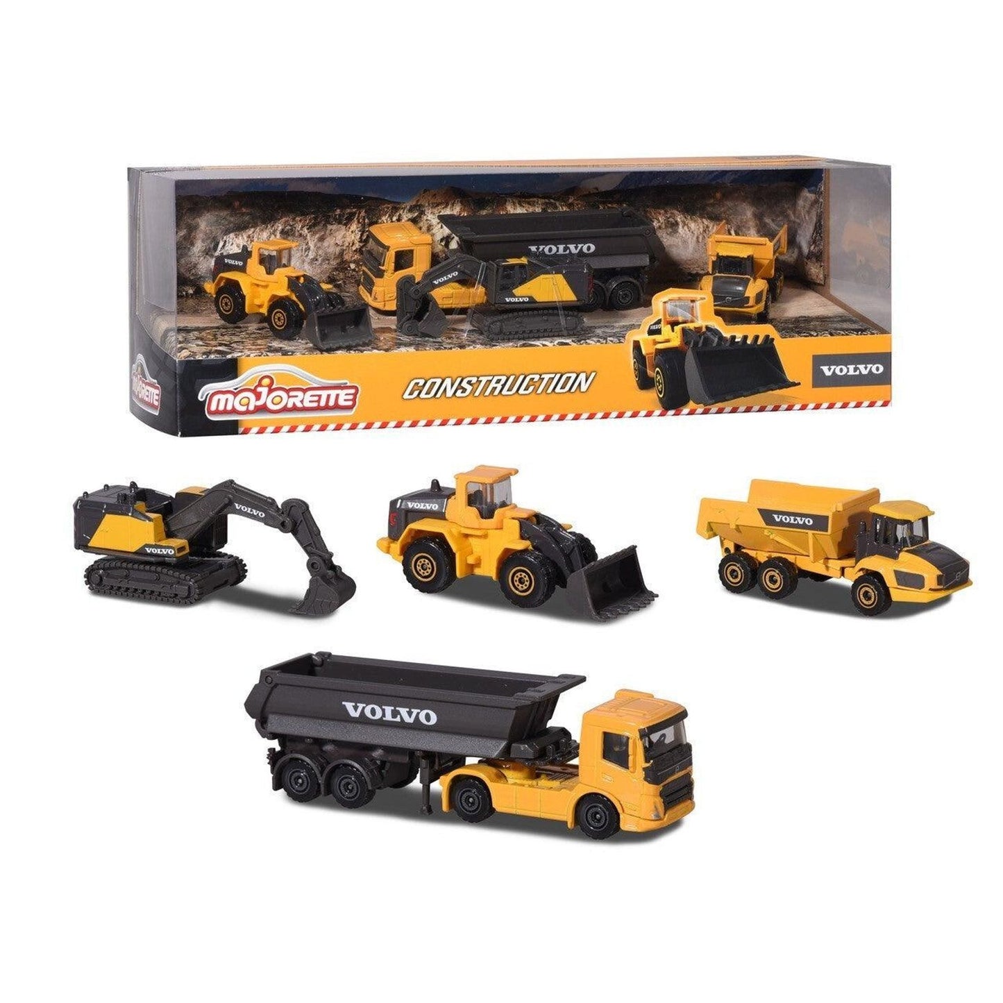 Volvo Construction - 4 Piece Gift Set - Toybox Tales