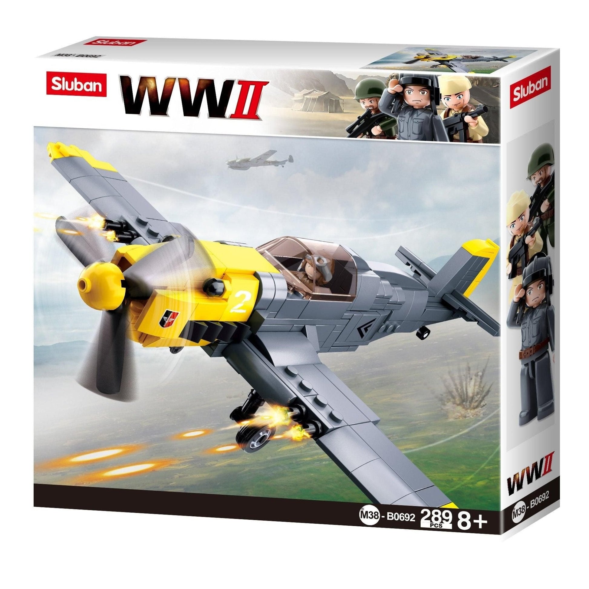 WW2 Plane - Messerschmitt BF 109 - 289pcs - Toybox Tales