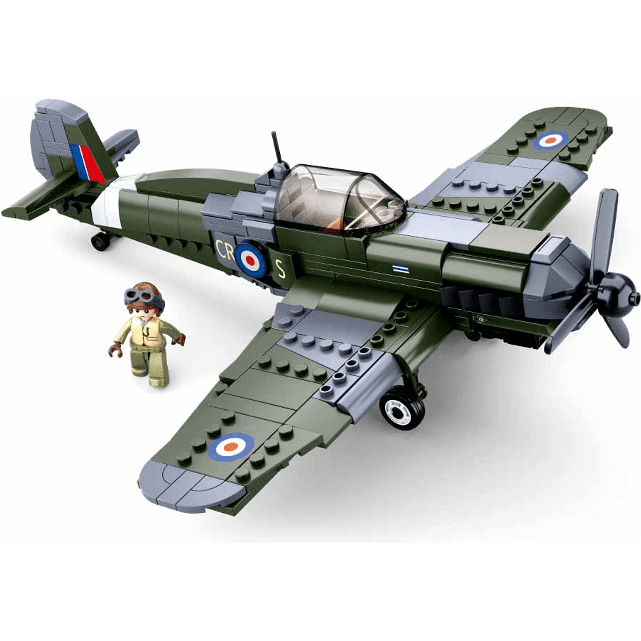 WW2 Spitfire Fighter 290pcs - Toybox Tales
