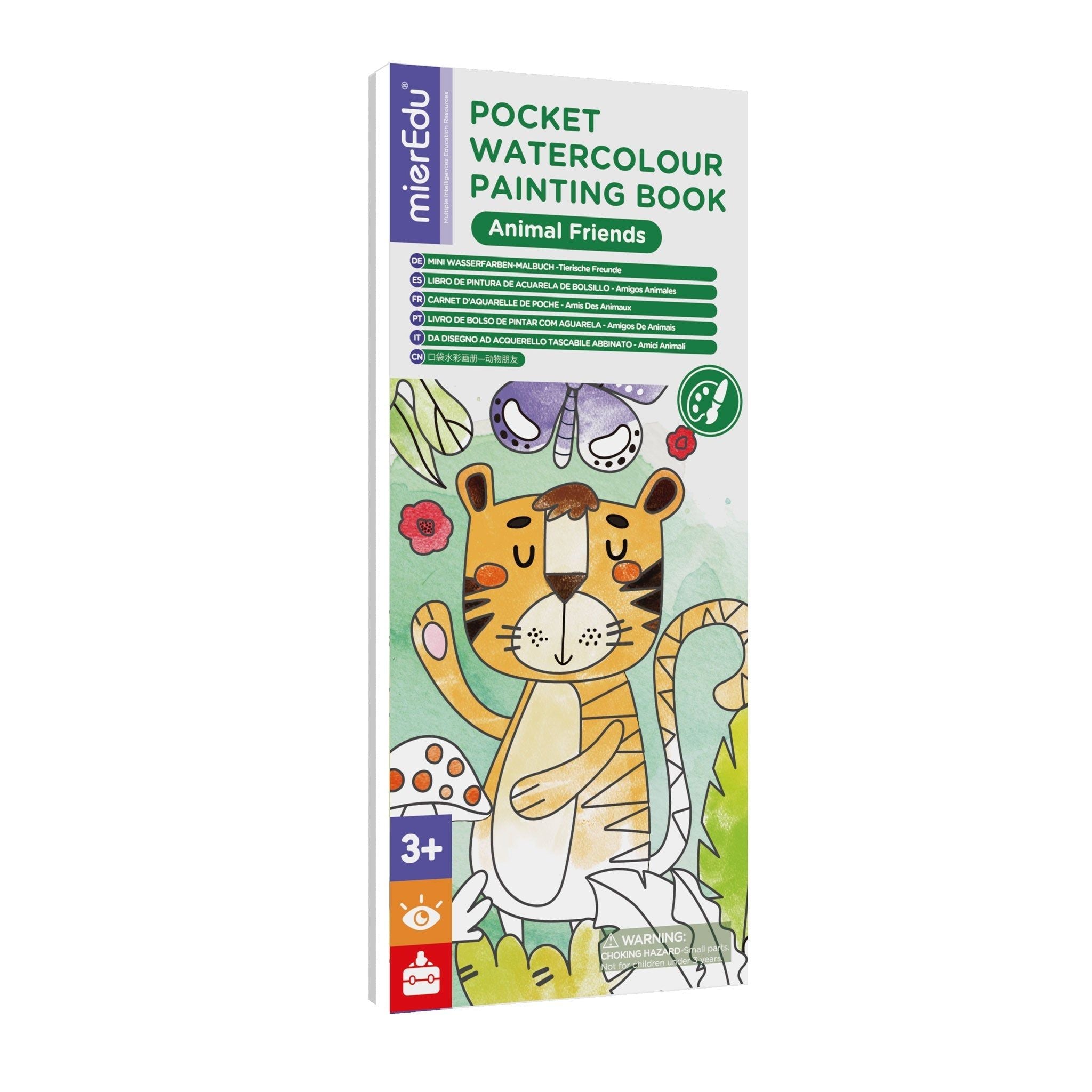 Watercolour Painting Book - Animal Friends - Toybox Tales