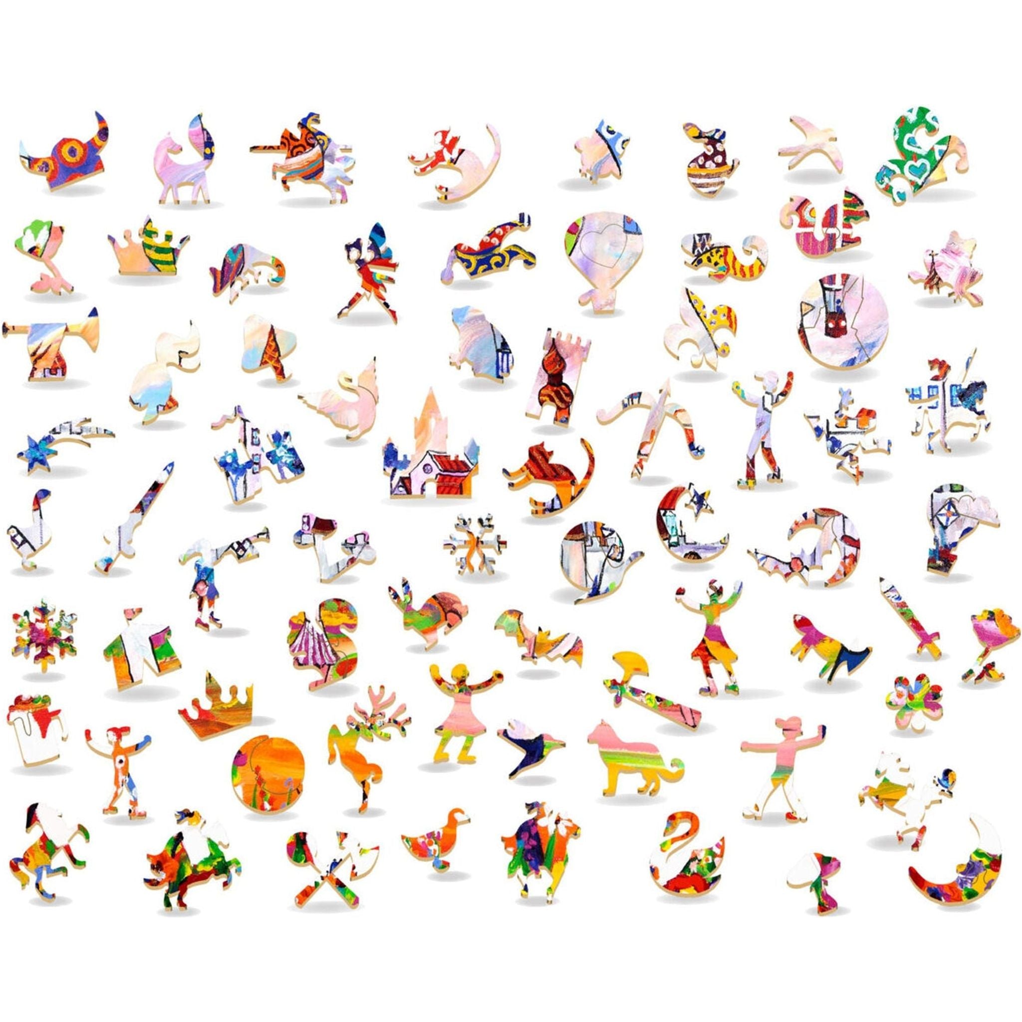 Wooden Widget Puzzle - Balloon Festival 450 Piece - Toybox Tales