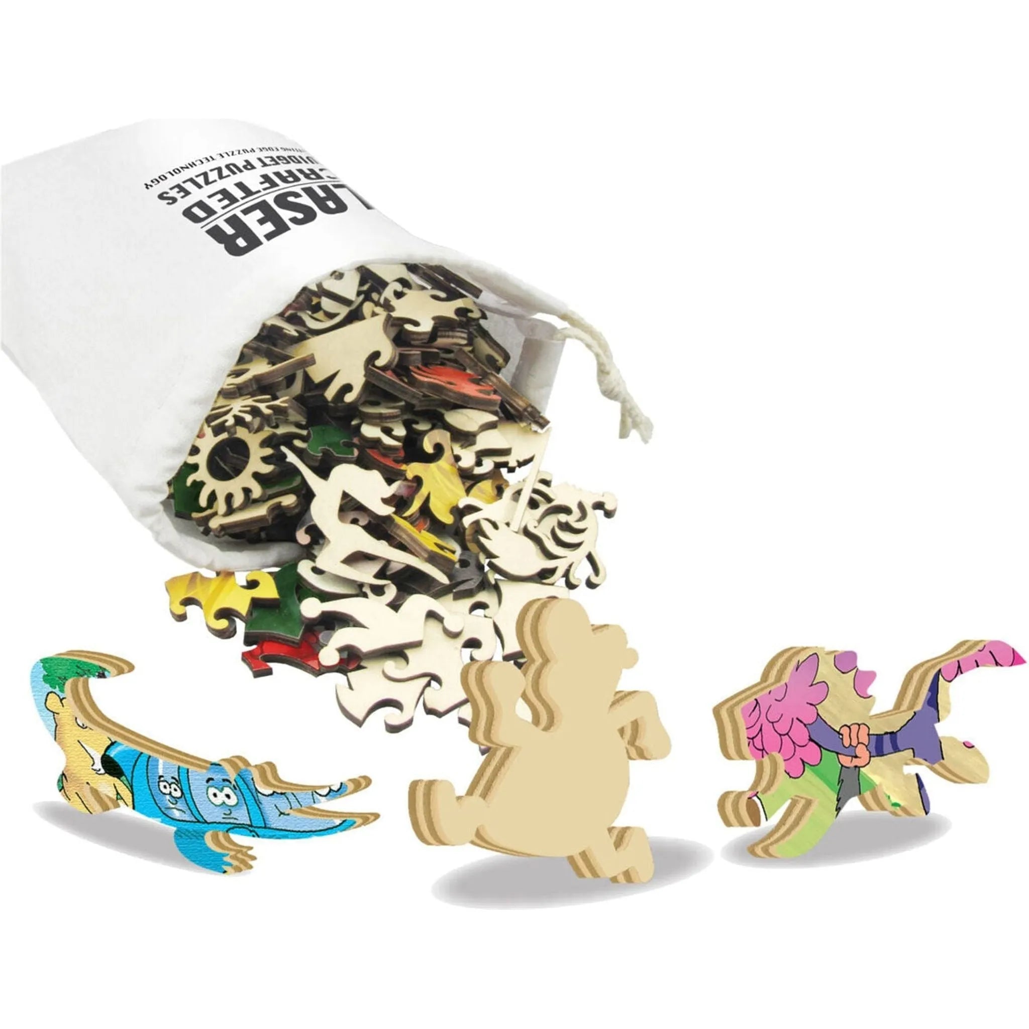 Wooden Widget Puzzle - Wild Safari 450 Piece - Toybox Tales