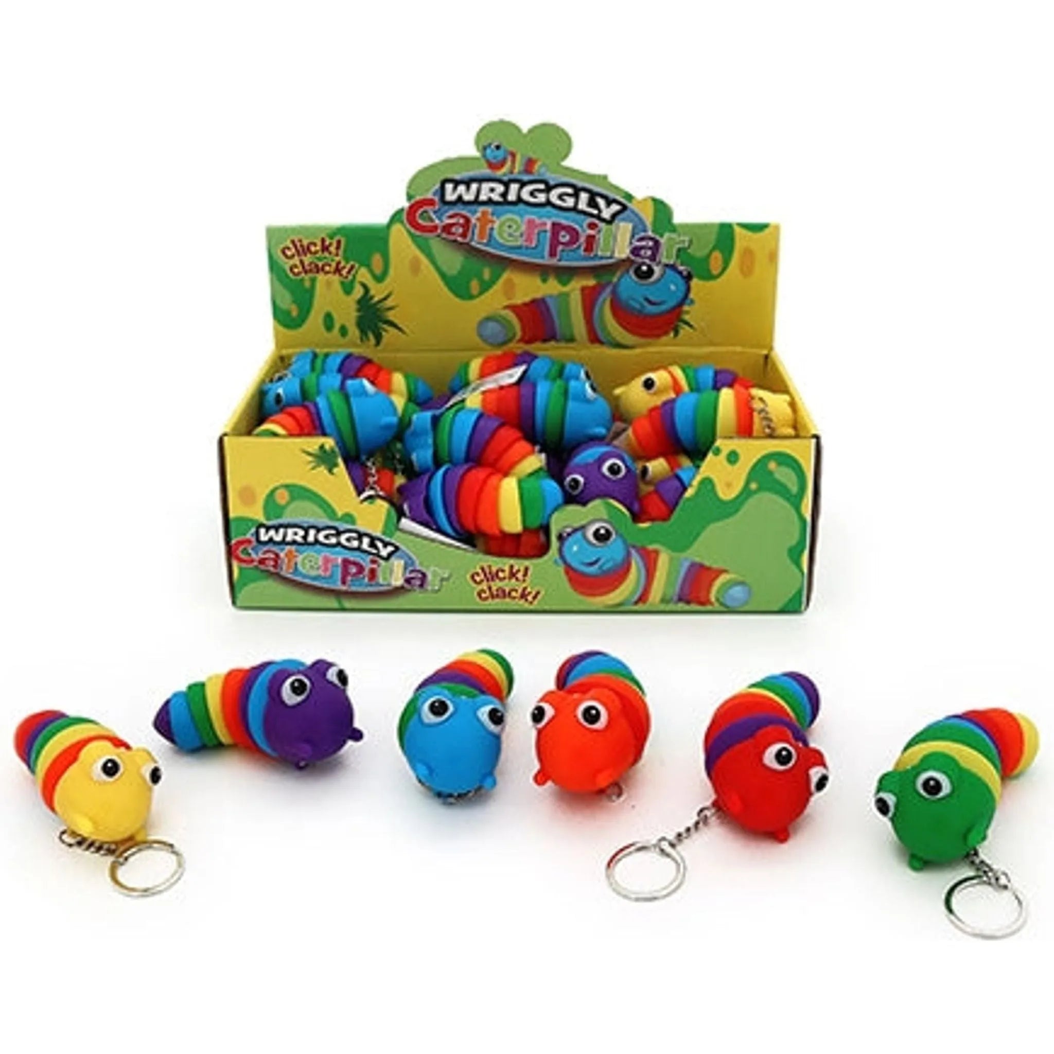 Wriggle Wriggle Caterpillar Keychain - Toybox Tales