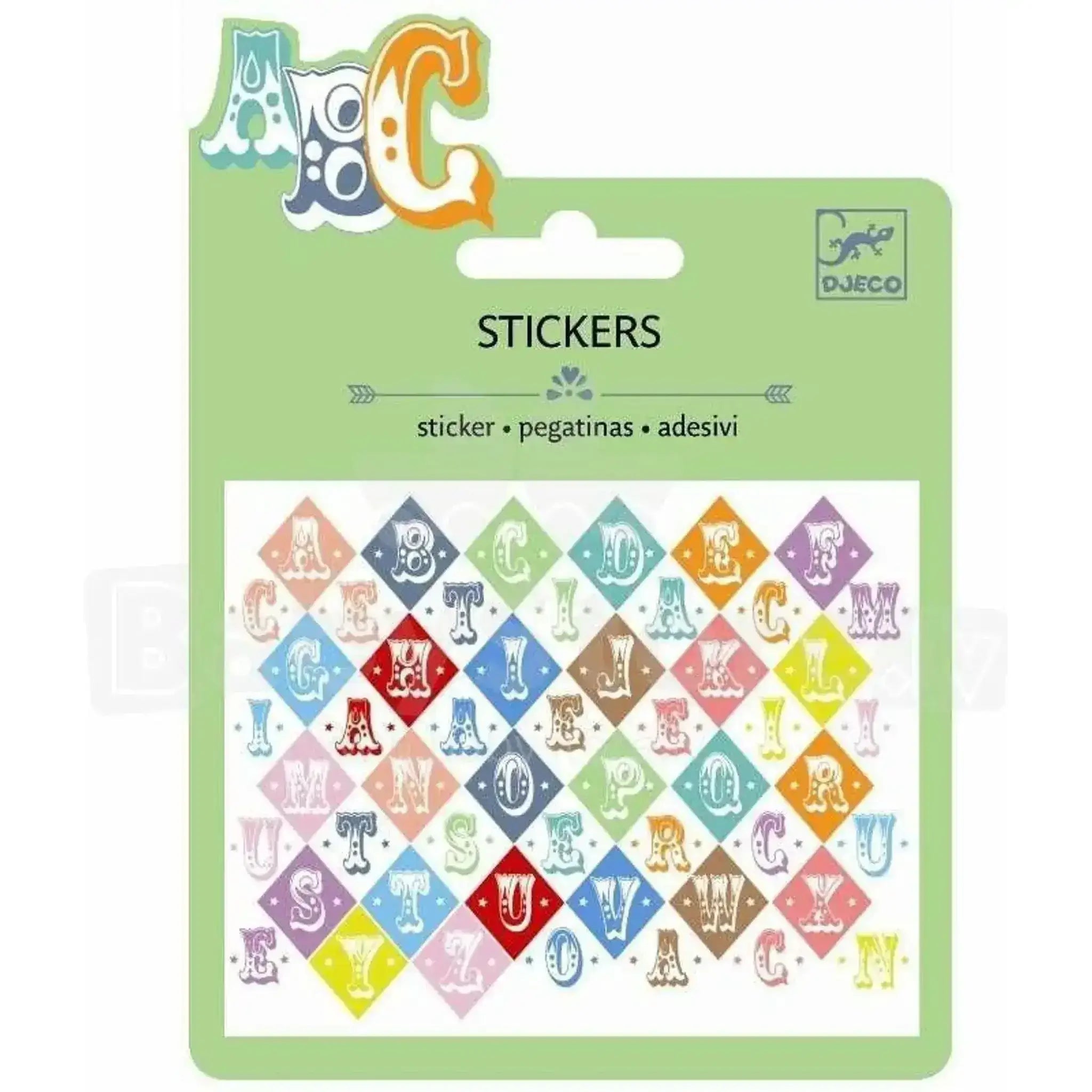 ABC stickers | Toybox Tales