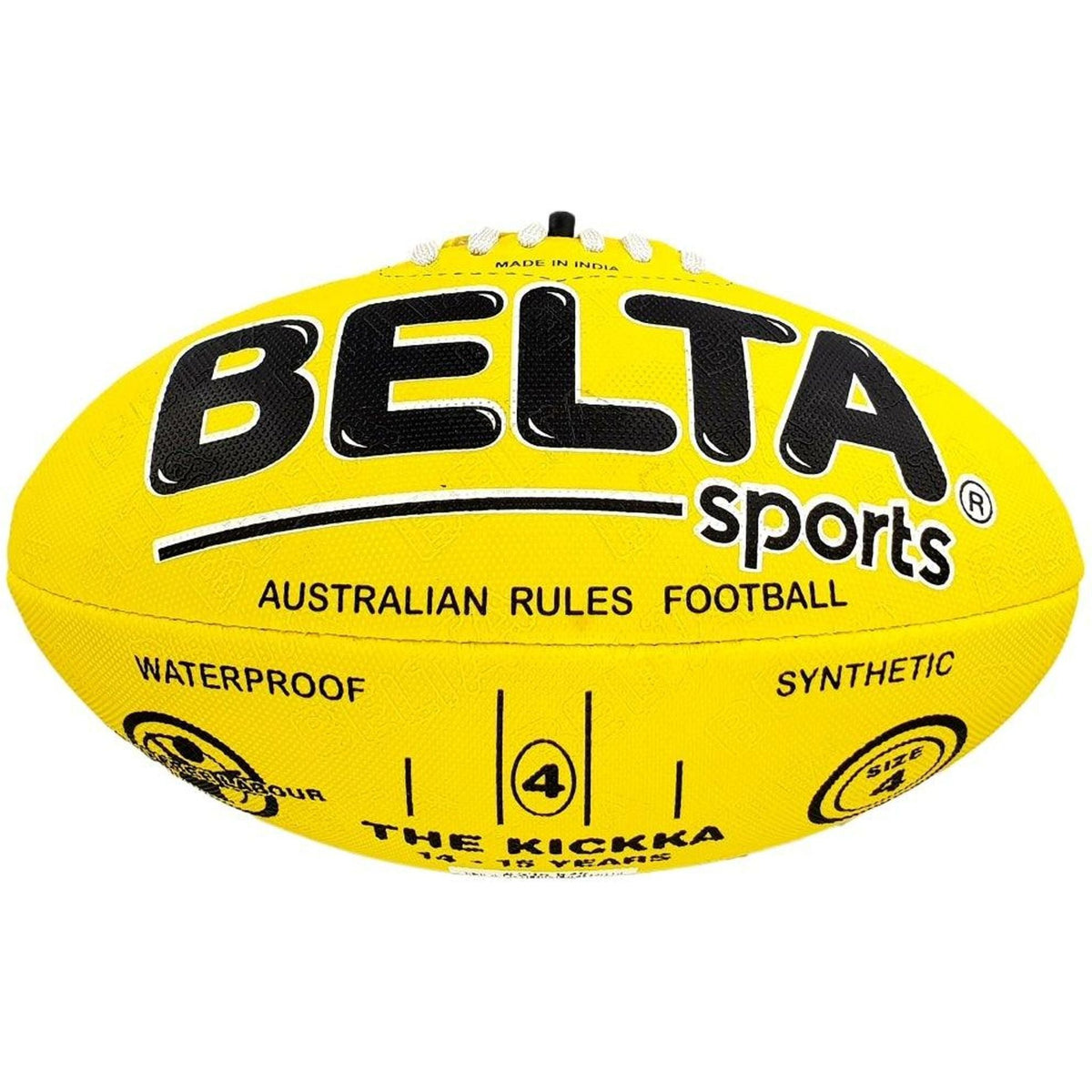 AFL Football Size 4 - Yellow - Toybox Tales