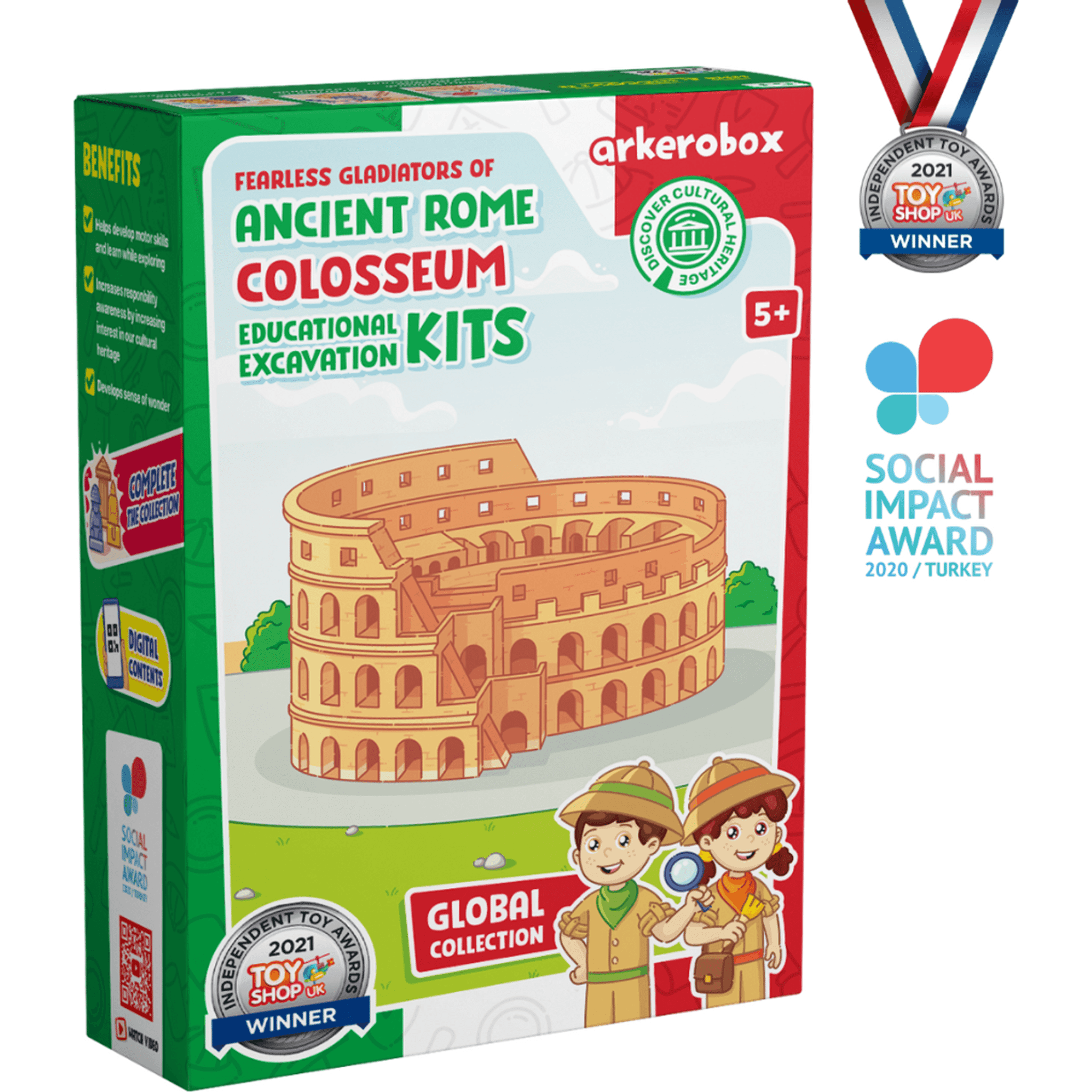 Arkerobox Colosseum Excavation Kit - Toybox Tales