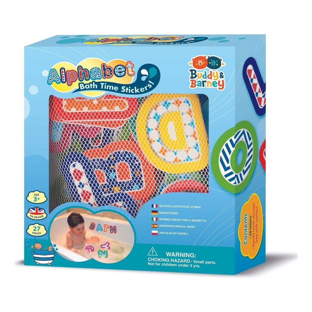 Bath Time Stickers - Alphabet (In Box) - Toybox Tales