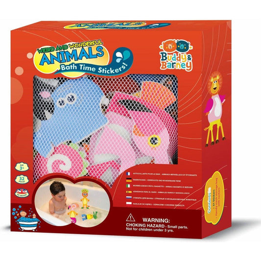 Bath Time Stickers - Weird and Wonderful Animals (In Box) - Toybox Tales