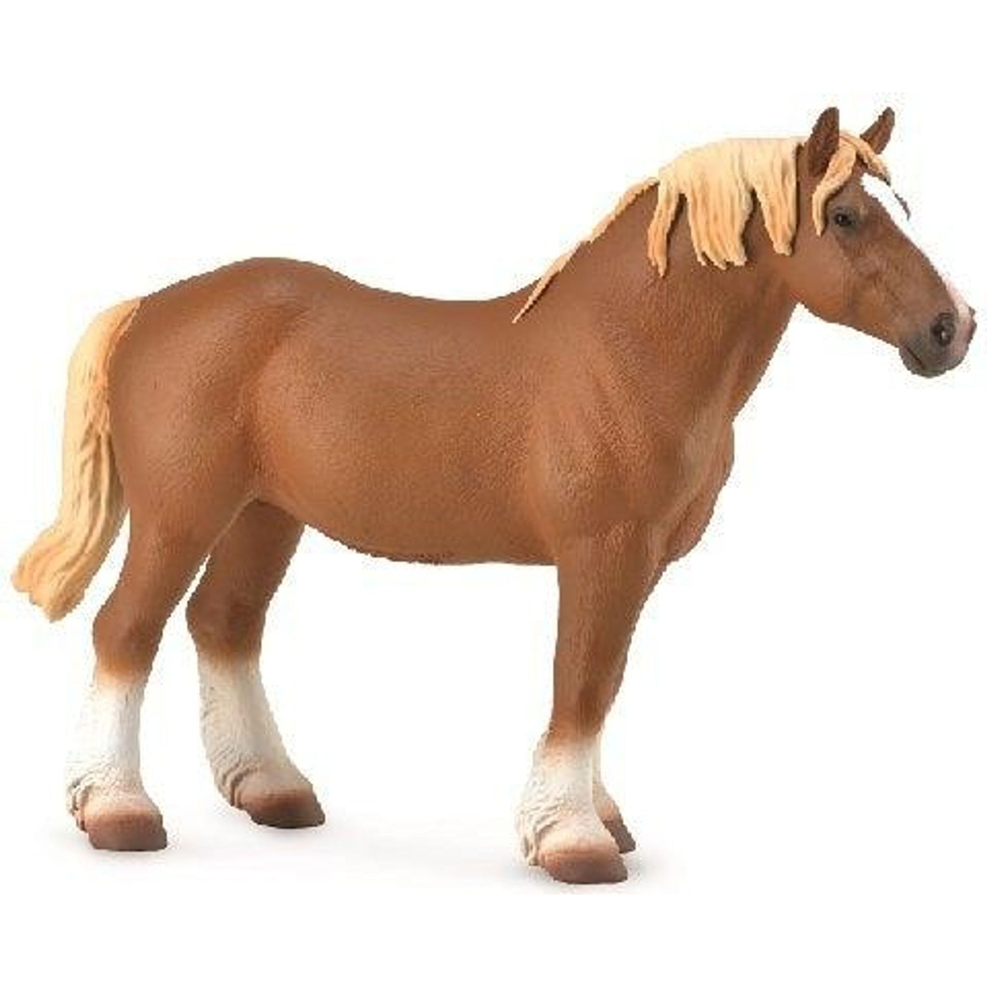 Belgian Mare Chestnut Horse (XL) - Toybox Tales