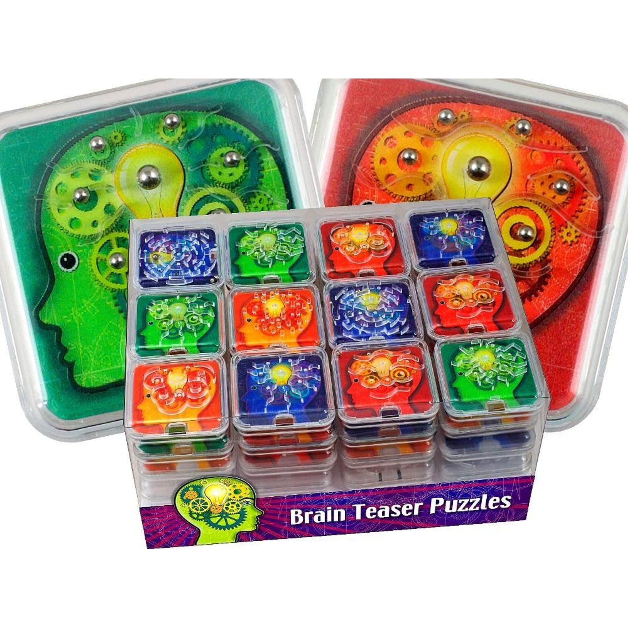 Brain Teaser Puzzles (Double Sided) - Toybox Tales