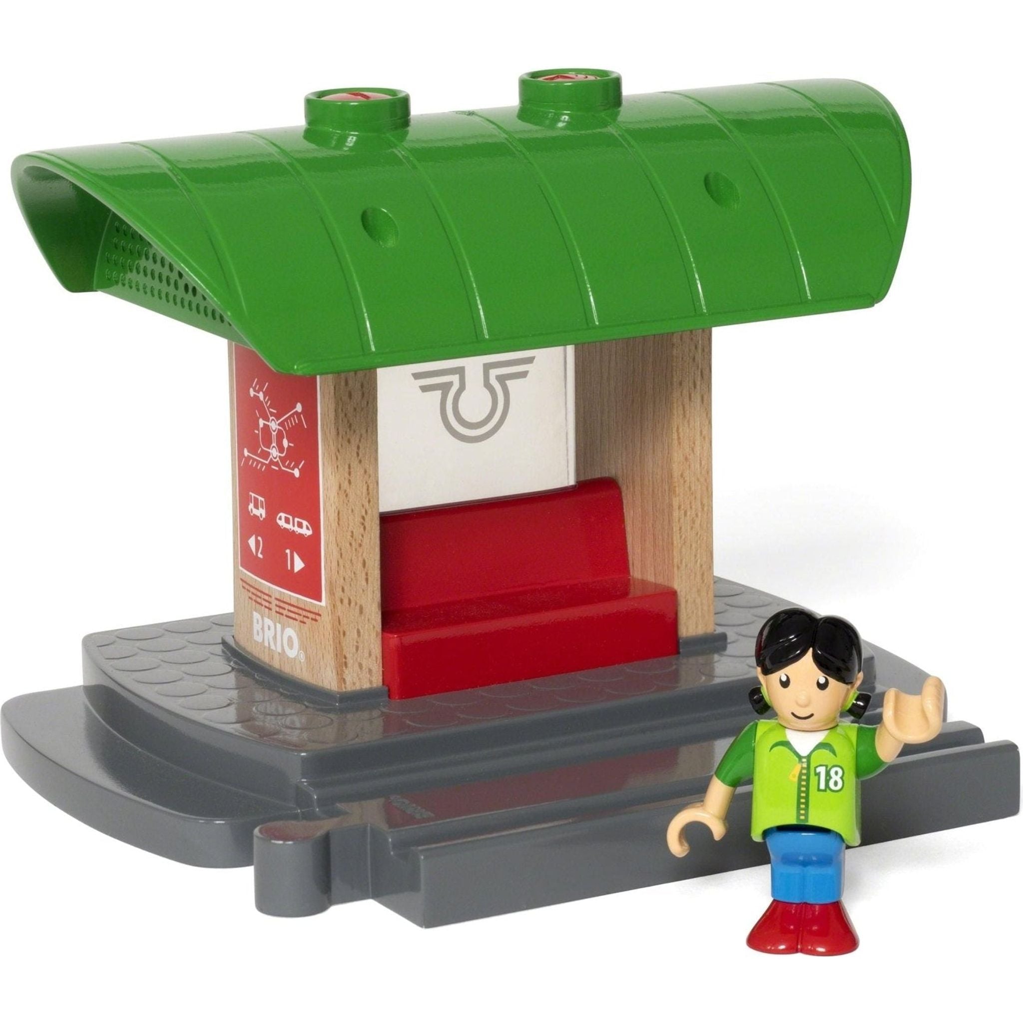 Brio Destination - Record & Play Train Platform - Toybox Tales