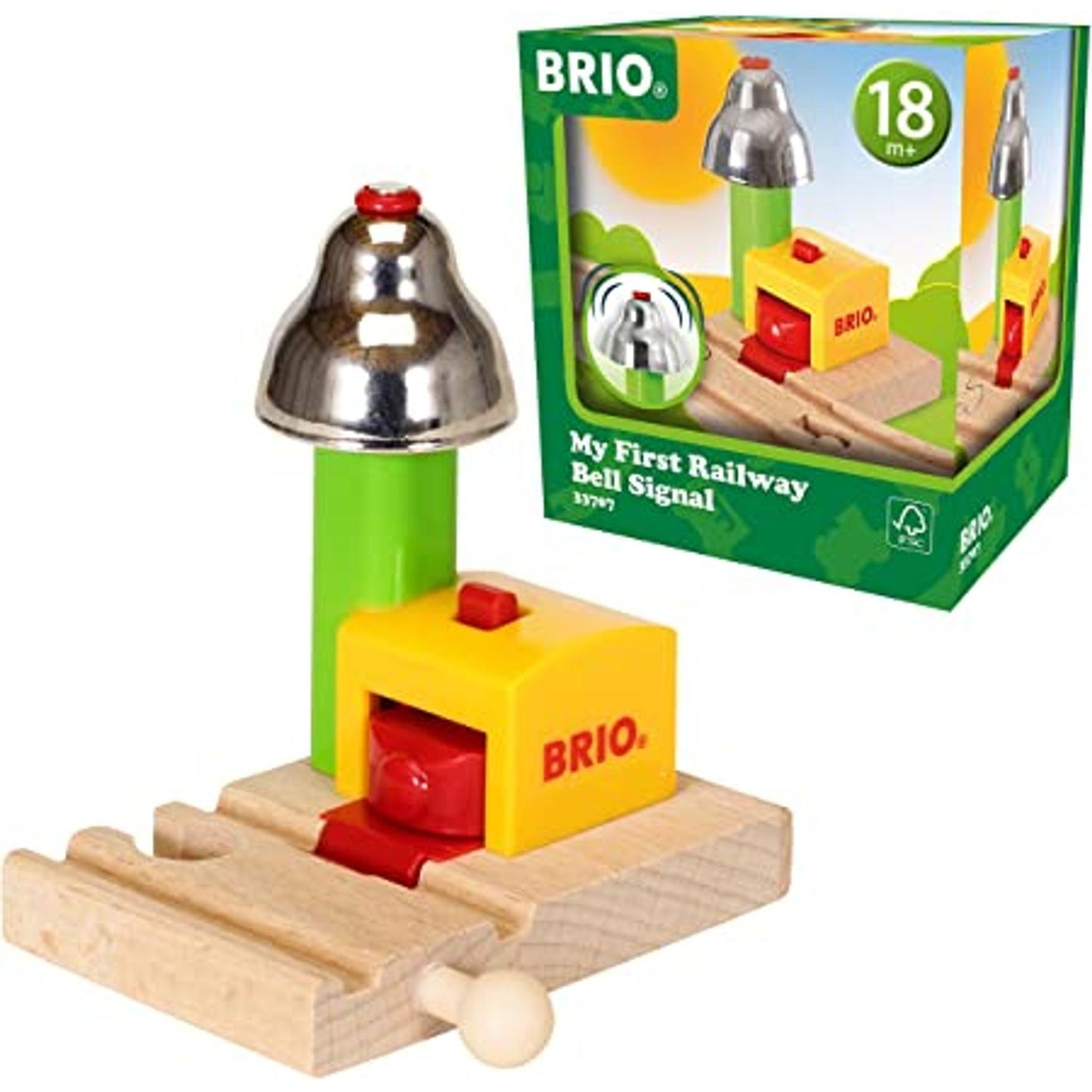 BRIO My First Railway Bell Signal - Toybox Tales