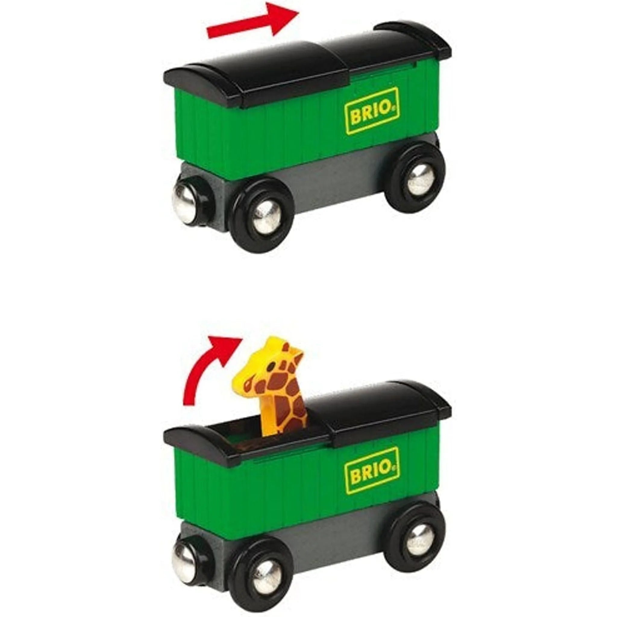 BRIO Train - Safari Train 3 pieces - Toybox Tales