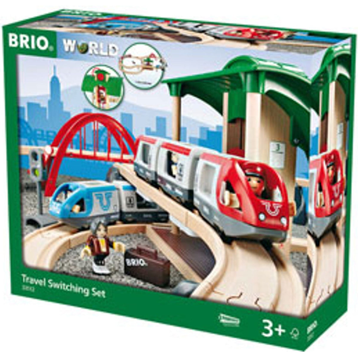 BRIO - Travel Switching Set 42 Pieces - Toybox Tales