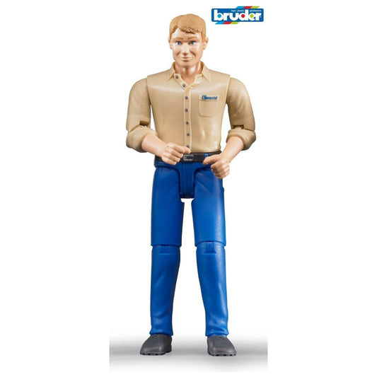 BWorld Man, light skin in Blue Jeans - Toybox Tales