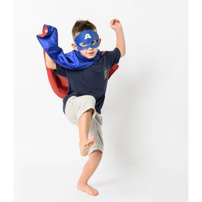 Captain America Cape and Mask Set - Toybox Tales