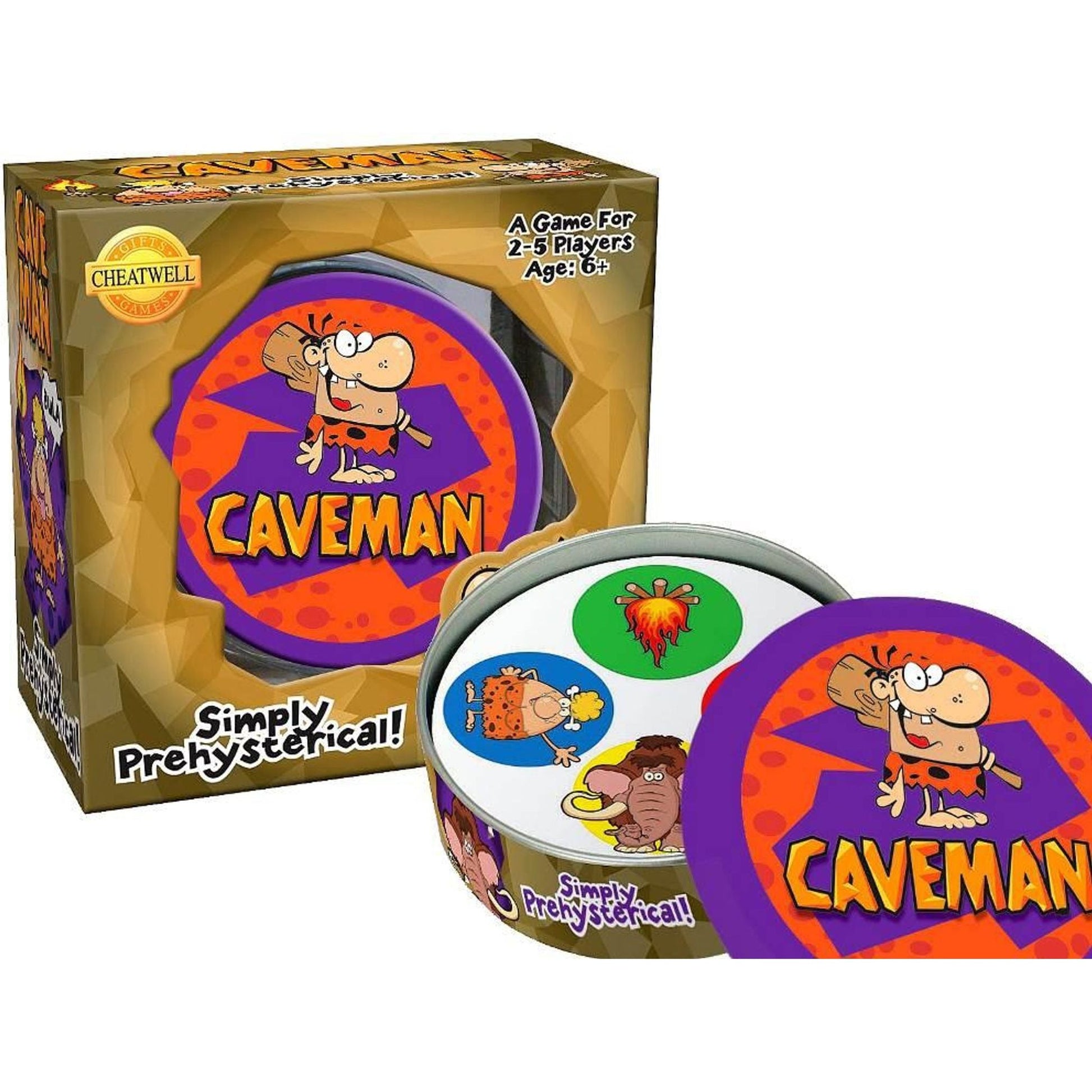 Cave Man Card Game (Tin) - Toybox Tales