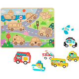 Chunky Puzzle - Transportation - Toybox Tales