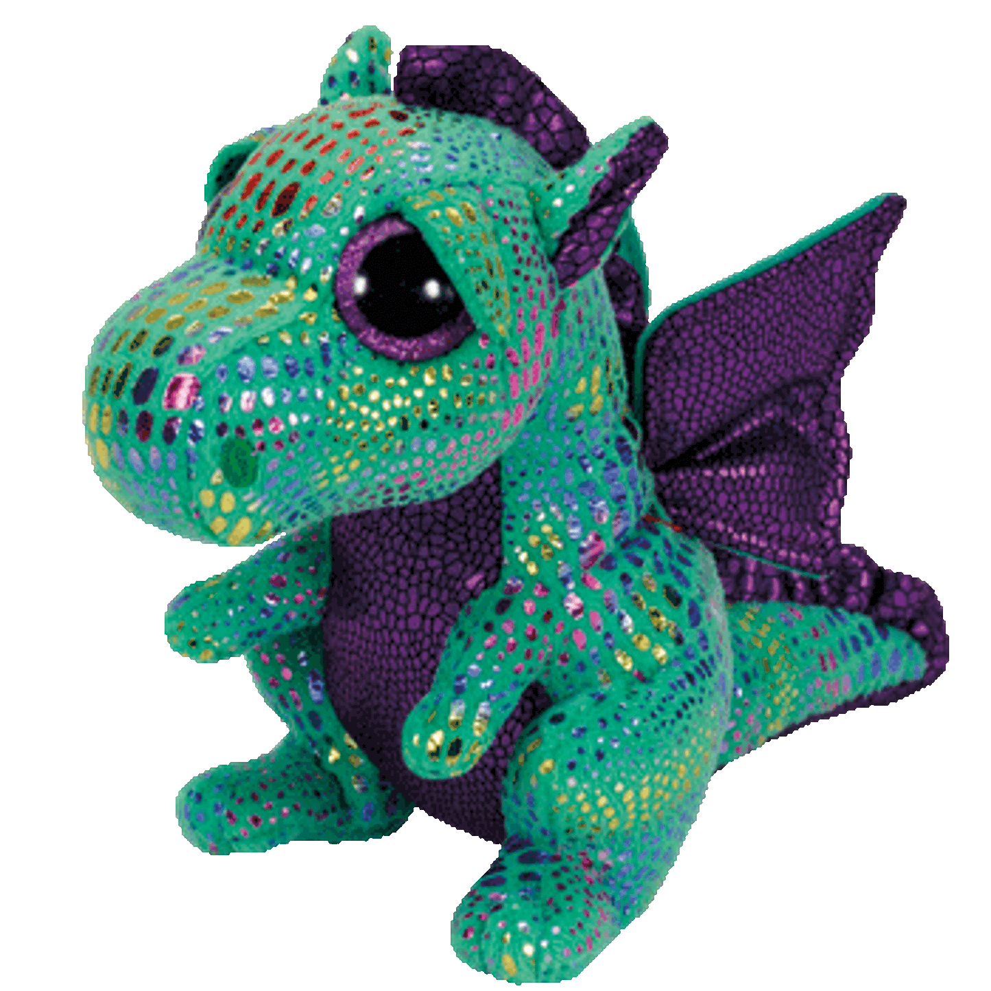 Cinder the Green Dragon (Regular Beanie Boo) - Toybox Tales