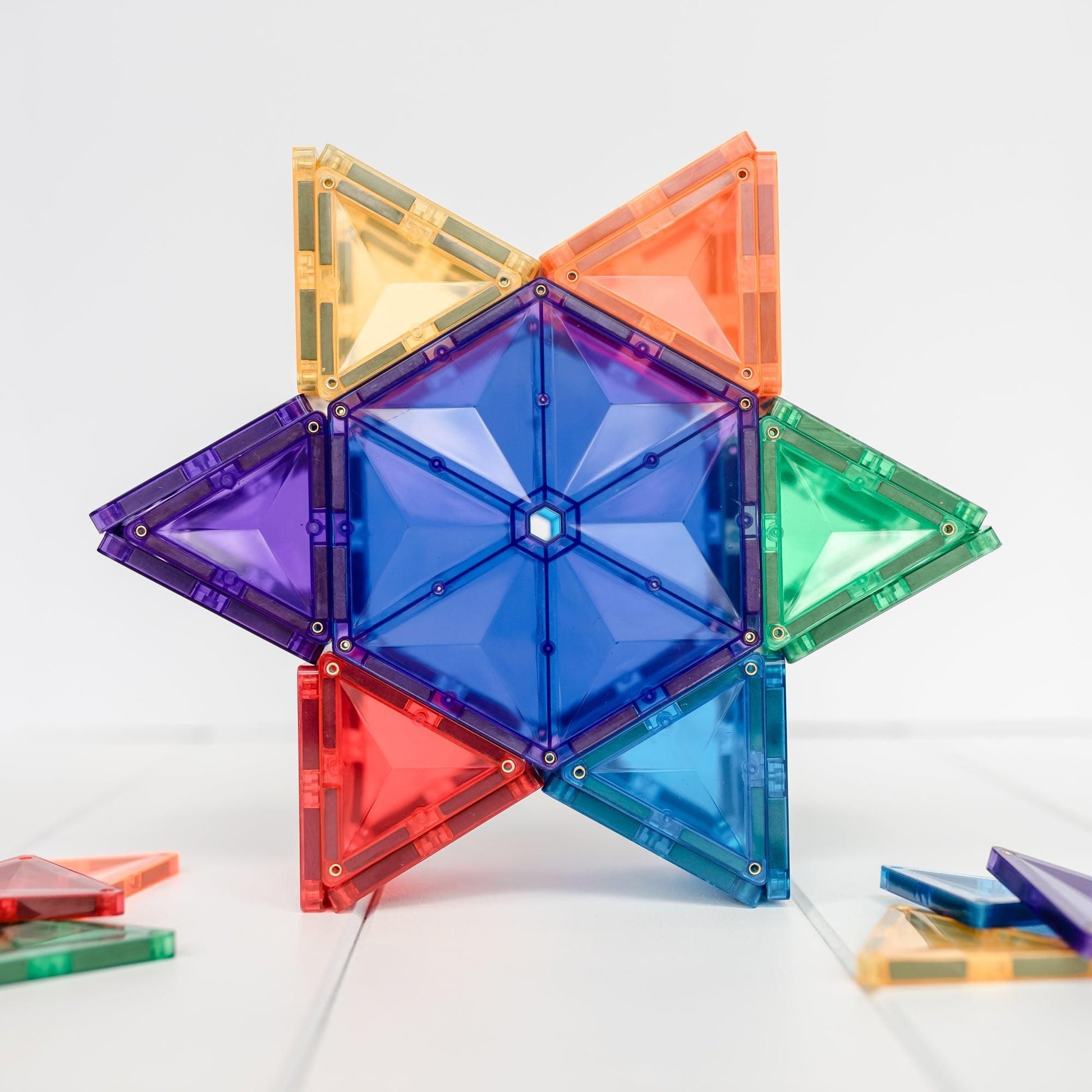 Connetix 30 Piece Geometry Rainbow - Toybox Tales
